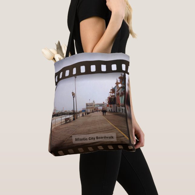 Bolso De Tela El paseo marítimo de Atlantic City (Detalle)