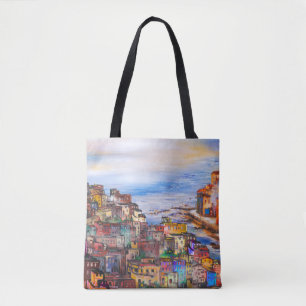 Bolso De Tela El paseo marítimo de Nápoles, Nápoles, Nápoles, ci