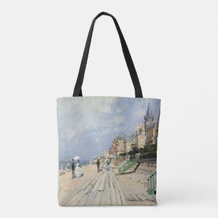 Bolso De Tela El paseo marítimo de Trouville por Claude Monet