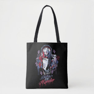Bolso De Tela El pelotón del suicidio el   Harley Quinn entint