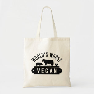 Bolso De Tela El peor vegano del mundo