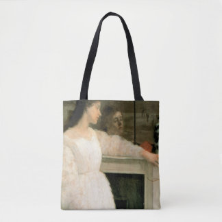 Bolso De Tela El pequeño Chica blanco, la sinfonía en blanco, n°