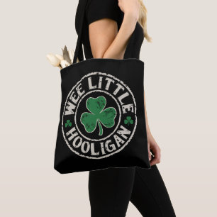 Bolso De Tela El pequeño Hooligan Shamrock St Patrick's Day