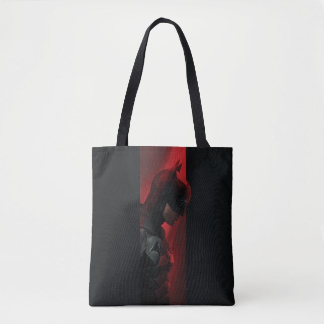 Bolso De Tela El perfil del bar rojo Batman (Anverso)