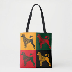 Bolso De Tela El perro de agua portugués inteligente