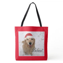 El perro del golden retriever cree navidad