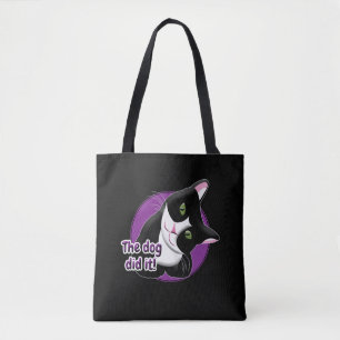 Bolso De Tela El Perro Lo Hizo Gato