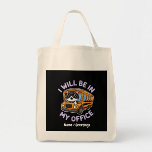 Bolso De Tela El personalizable estará en mi oficina manejando u