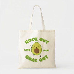 Bolso De Tela El Personalizado aguacate "sacude con la mano fuer