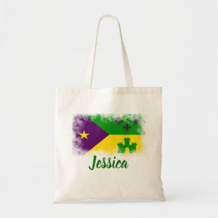 Bolso De Tela El personalizado de Luisiana del carnaval de la