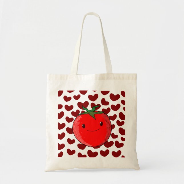 Bolso De Tela El Personalizado del tomate Lover (Frente)