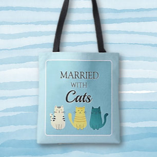 Bolso De Tela El personalizado divertido de Cat Lover