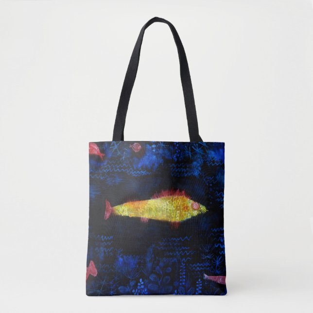 Bolso De Tela El pez de oro, Paul Klee (Anverso)