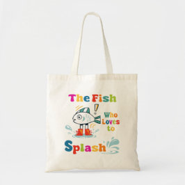 Bolso De Tela El pez que adora salpicar