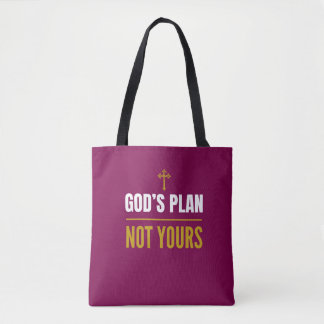 Bolso De Tela El Plan de Dios, No el Tuyo –