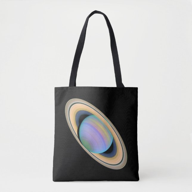 Bolso De Tela El planeta Saturno (Anverso)