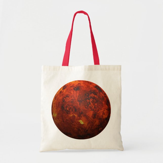 Bolso De Tela El planeta Venus - efecto 3D (Frente)