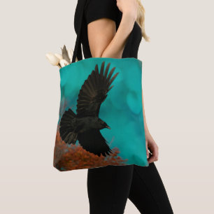 Bolso De Tela El poder de un cuervo