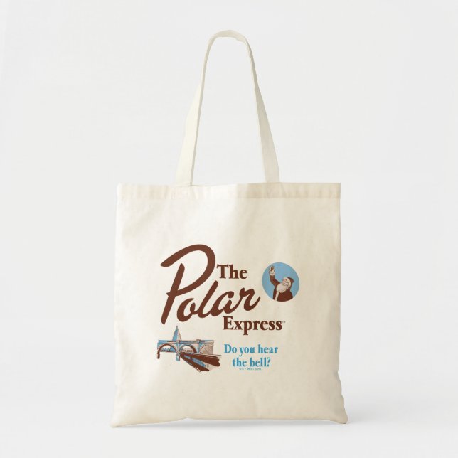 Bolso De Tela El Polar Express | Retro "Oyes La Campana" (Frente)