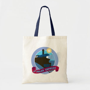 Bolso De Tela El Polar Express Tarjeta de tren de época