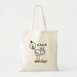Bolso De Tela El pollo dice las camisetas y los regalos del