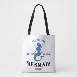 Bolso De Tela El poster de la sirena del canto