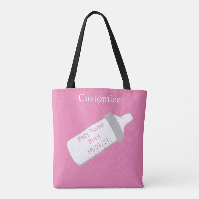 Bolso De Tela El primer Thunder_Cove navideño del bebé (Reverso)