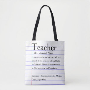 Bolso De Tela El profesor de diccionario se lleva la bolsa. Razo