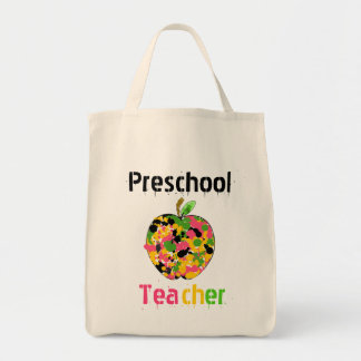 Bolso De Tela El profesor preescolar Apple empaqueta