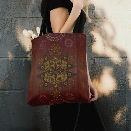 Bolso De Tela El protector de la justicia de Geo tantrum mandala