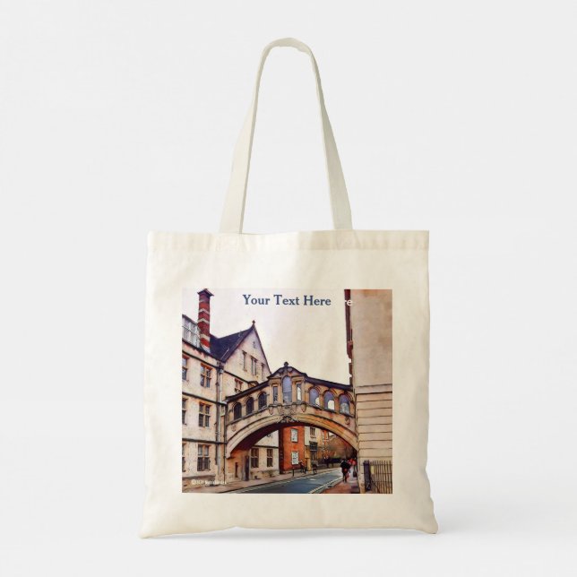 Bolso De Tela El puente de los suspiros - Oxford (Reverso)