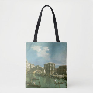 Bolso De Tela El puente de Rialto, Venecia