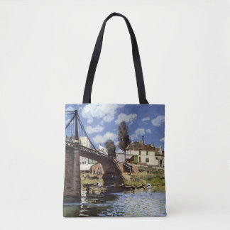 Bolso De Tela El puente de Villeneuve-la-Garenne