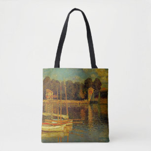 Bolso De Tela El puente en Argentina de Claude Monet