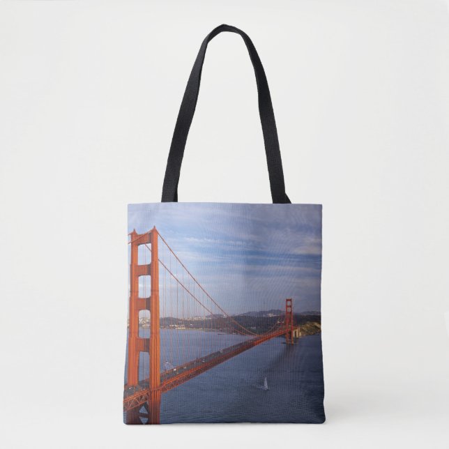Bolso De Tela El puente Golden Gate del Marín (Anverso)