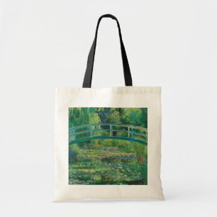 Bolso De Tela El puente japonés (estanque de Lily-Agua), Monet