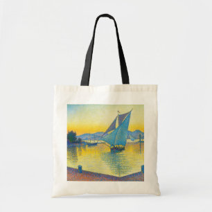Bolso De Tela El puerto al atardecer, la señal