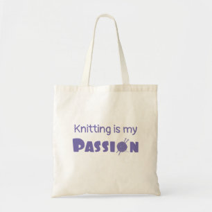 Bolso De Tela El punto es mi pasión