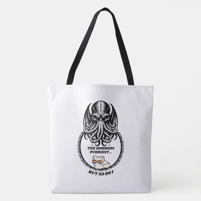 Bolso De Tela El PURRsist de los horrores (Anverso)