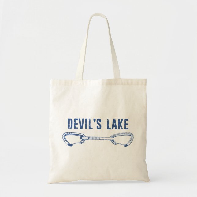 Bolso De Tela El rápido aumento del lago del diablo (Frente)