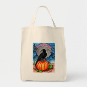 Bolso De Tela El Raven