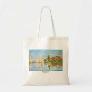 Bolso De Tela El Regatta en Argenteuil de Claude Monet