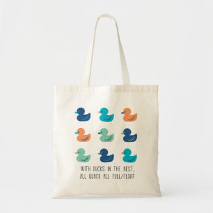 Bolso De Tela El remo de los patos Art II