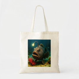 Bolso De Tela El resplandor del mar profundo: el pez anguloso