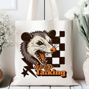 Bolso De Tela El retro sigue hablando de Feral Possum: Animal sa