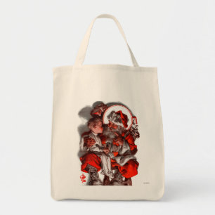 Bolso De Tela El revestimiento de Santa