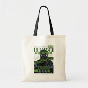Bolso De Tela El Riddler - Desenmascara La Verdad