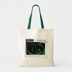 Bolso De Tela El Riddler "Sé Lo Que Tengo Que Convertirme"