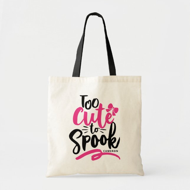Bolso De Tela El Rosa Es Demasiado Agradable Para Matizar Leyend (Frente)