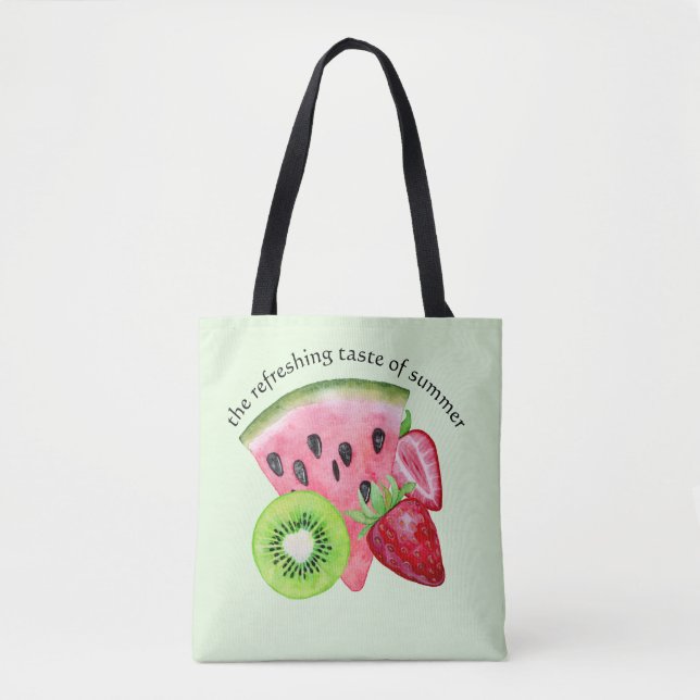 Bolso De Tela El Sabor Refrescante Del Verano (Anverso)